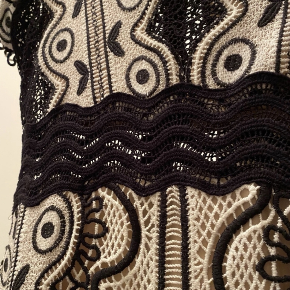 SEA New York Lola Crochet Lace Dress XS 2 - Picture 10 of 11